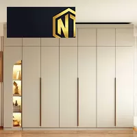 TỦ QUẦN ÁO GỖ MDF PHỦ MELAMINE MẪU 16